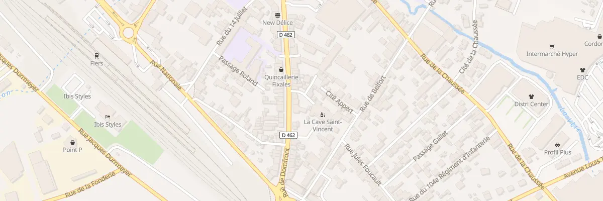 Plan du 119 Rue de Domfront à Flers