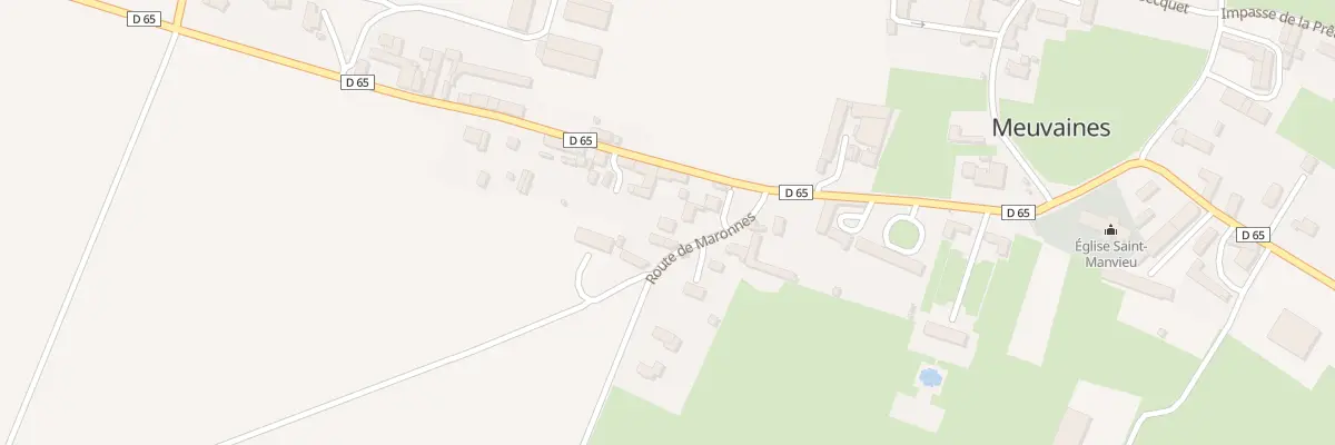 Plan du 5062 Route de Maronnes à Meuvaines