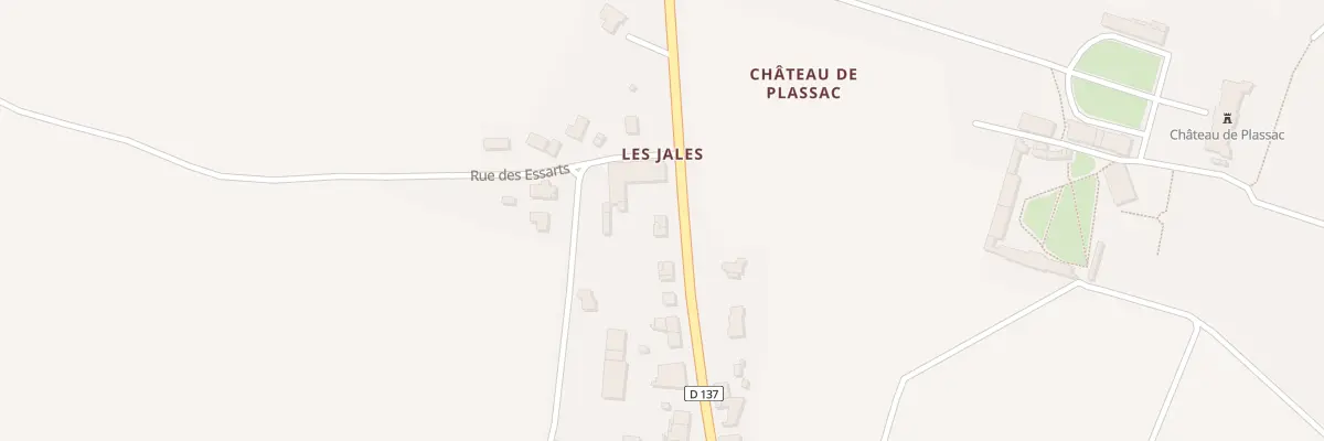 Plan du 24 Av de Haute Saintonge à Plassac