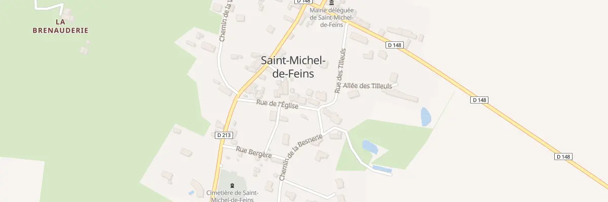 Plan du 12 Rue de l’Eglise St Michel à Bierné-les-Villages