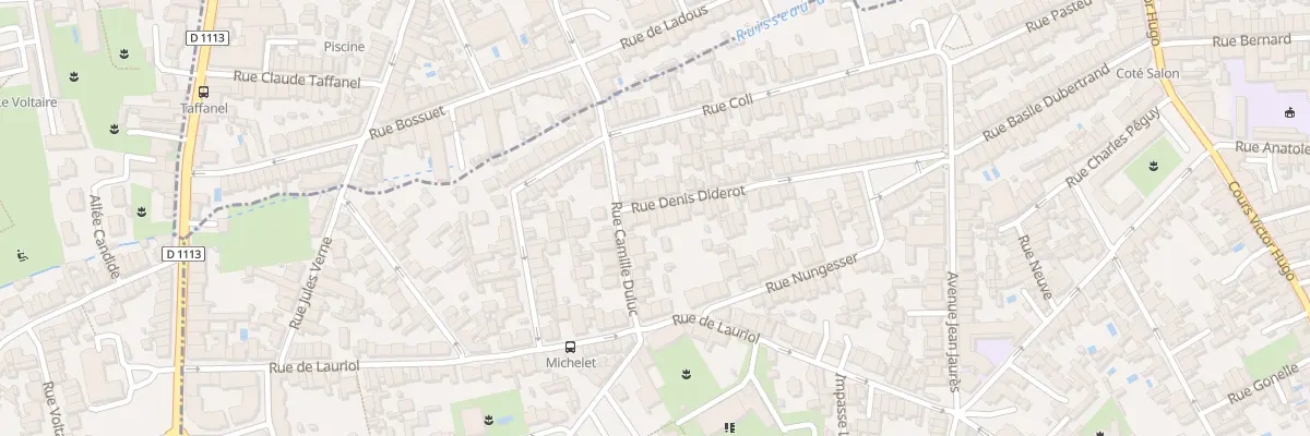 Plan du 38 Rue Denis Diderot à Bègles