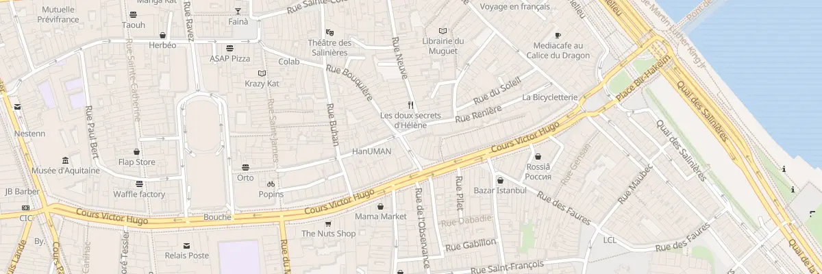 Plan du 36 Rue Renière à Bordeaux