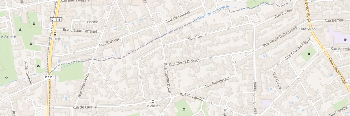 Plan du 37 Rue Denis Diderot à Bègles