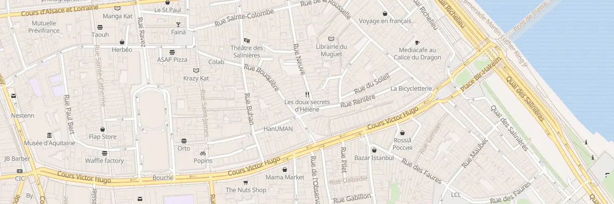 Plan du 45 Rue Neuve à Bordeaux