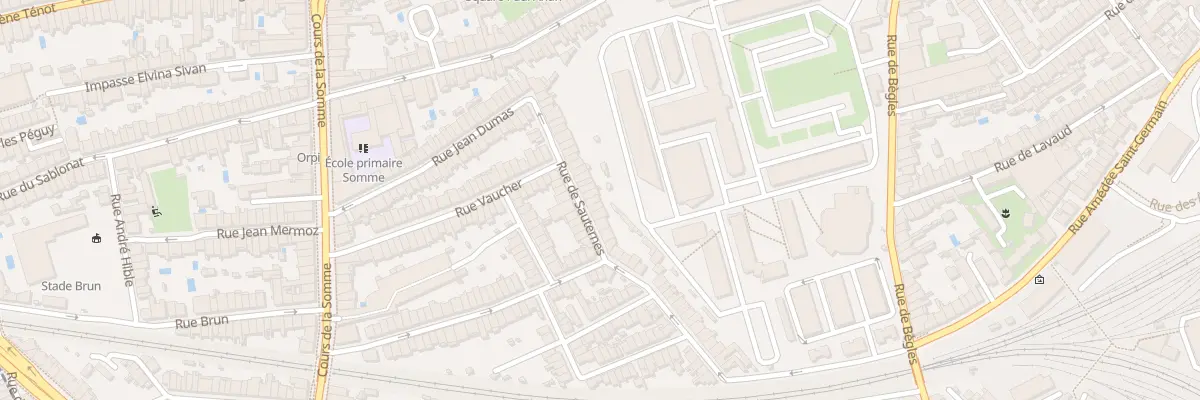 Plan du 38 Rue de Sauternes à Bordeaux