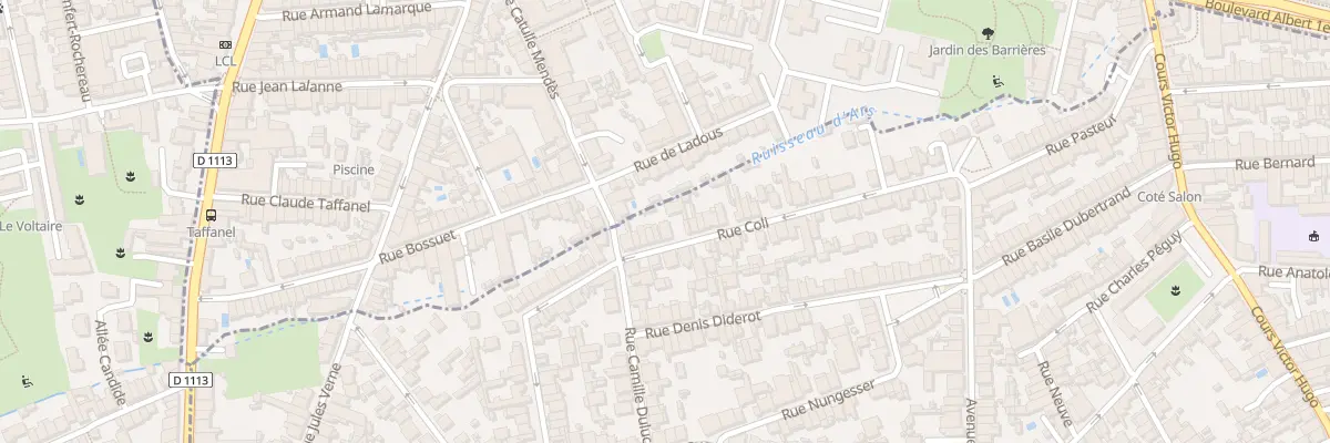Plan du 49 Rue Coli à Bègles