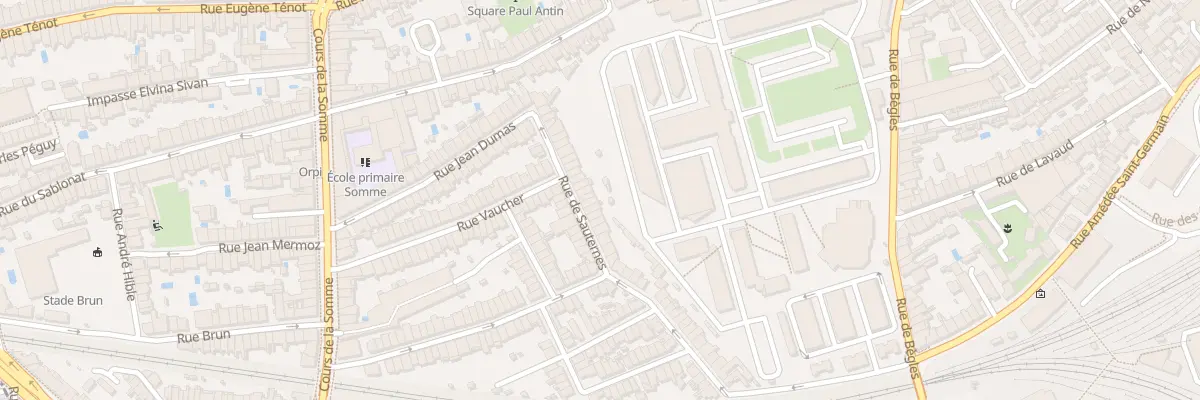 Plan du 34 Rue de Sauternes à Bordeaux