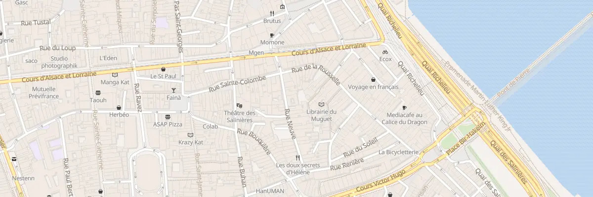 Plan du 14 Rue Neuve à Bordeaux