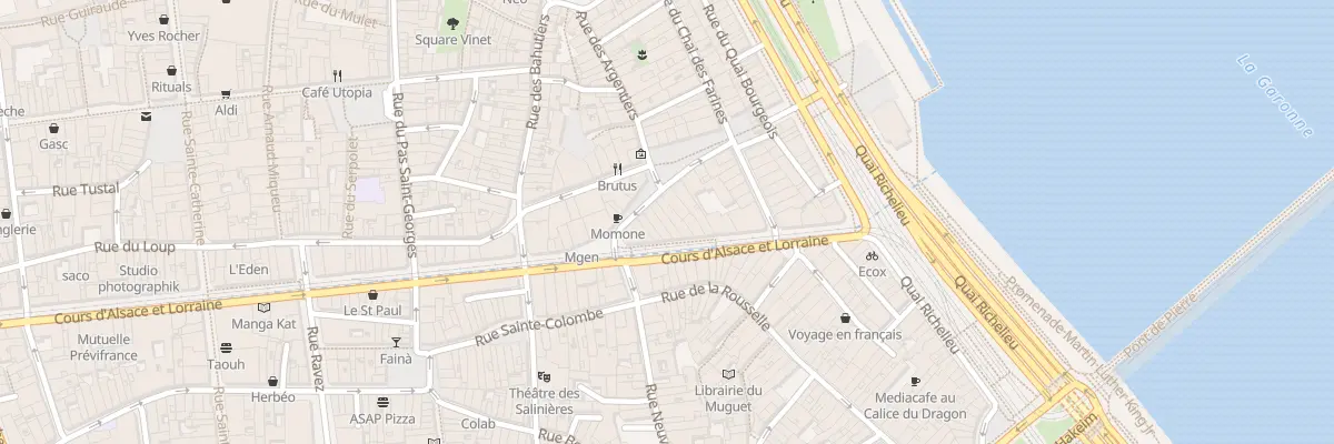 Plan du 8 Pl du Palais à Bordeaux