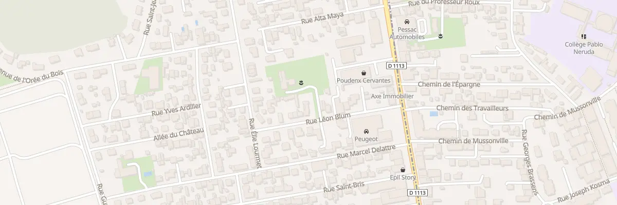Plan du 15 Rue Léon Blum à Villenave-d’Ornon