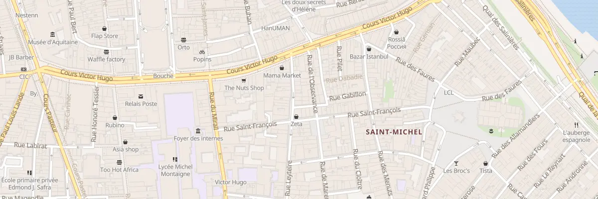 Plan du 18 Rue Leyteire à Bordeaux