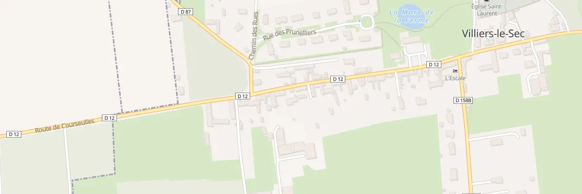 Plan du 29 Rue de Bayeux (Villiers Le Sec à Creully sur Seulles