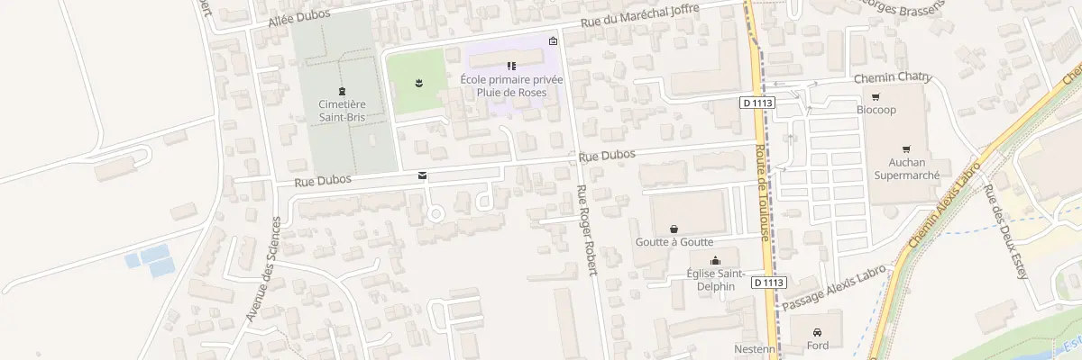 Plan du 20 Rue Dubos à Villenave-d’Ornon
