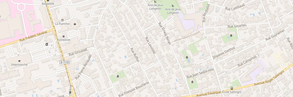 Plan du 45 Rue Lavoisier à Bègles
