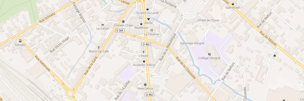Plan du 51 Rue de Domfront à Flers