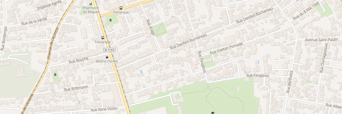 Plan du 66 Rue Denfert-Rochereau à Bègles