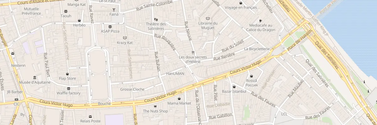 Plan du 64 Rue Bouquière à Bordeaux