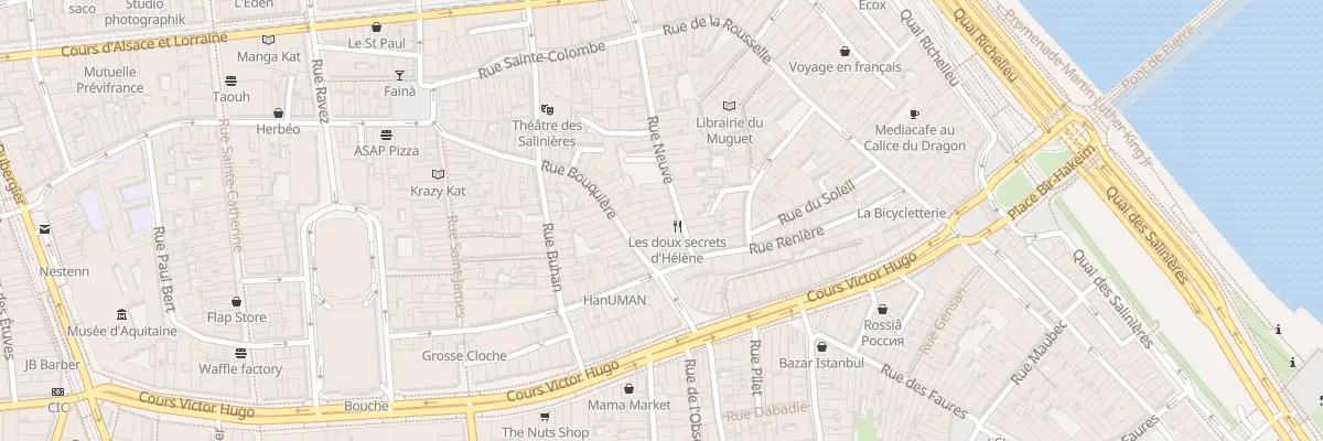 Plan du 39 Rue Neuve à Bordeaux