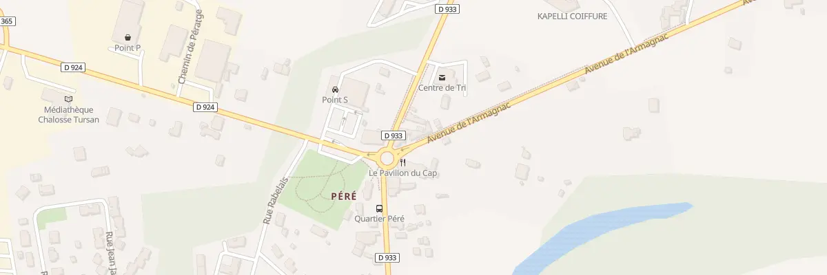 Plan du 4 Av de l’Armagnac à Saint-Sever