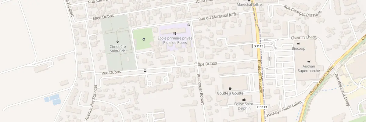 Plan du 23 Rue Dubos à Villenave-d’Ornon