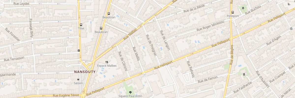 Plan du 21 Rue de Preignac à Bordeaux