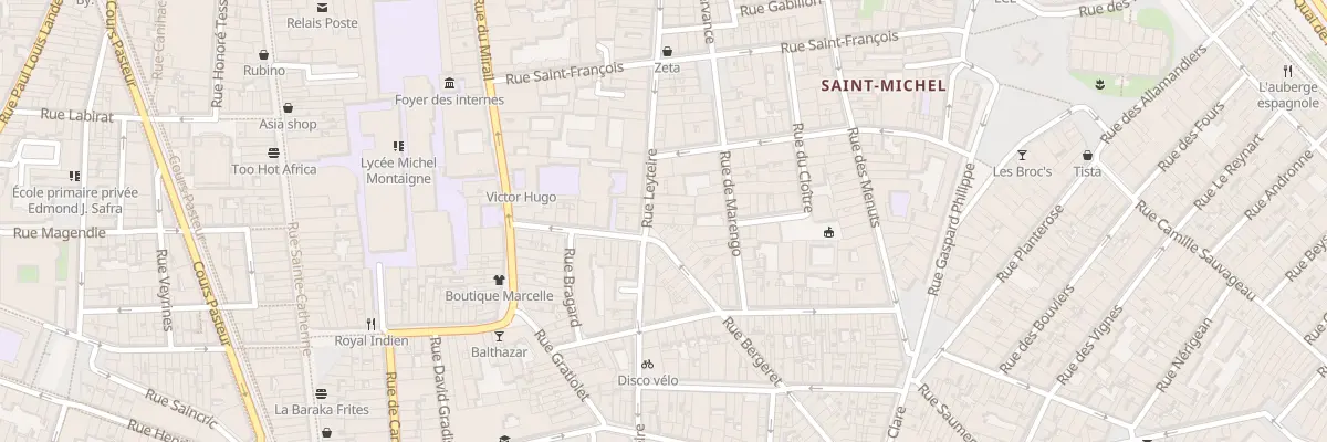 Plan du 48 Rue Leyteire à Bordeaux