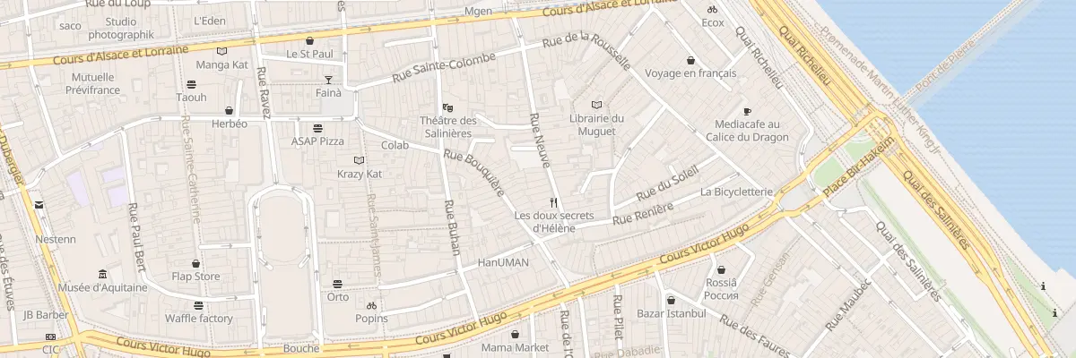 Plan du 33 Rue Neuve à Bordeaux