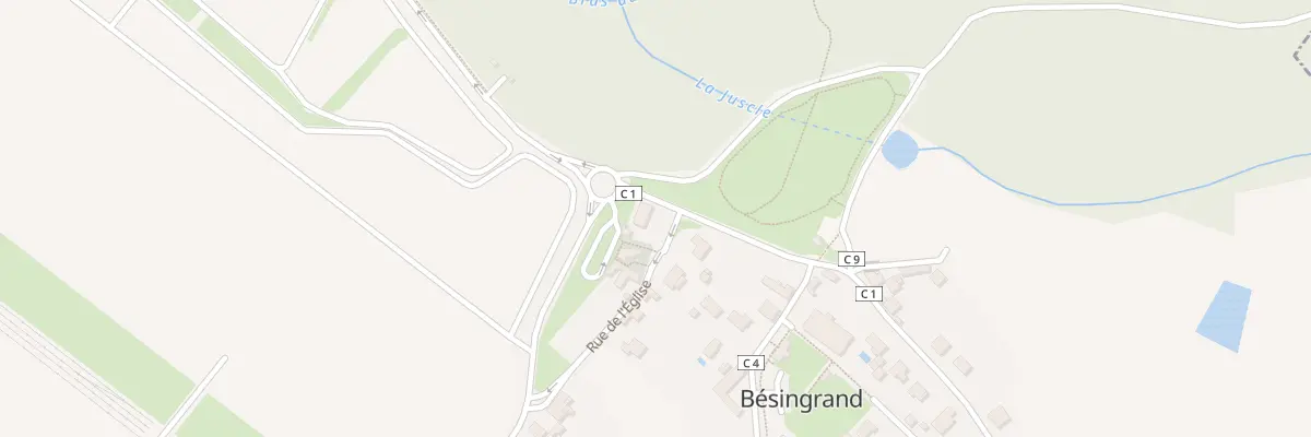 Plan du 17 Rue de l’Église à Bésingrand