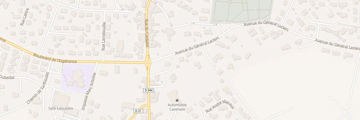 Plan du 4 Av du Général Leclerc à Saint-Sever