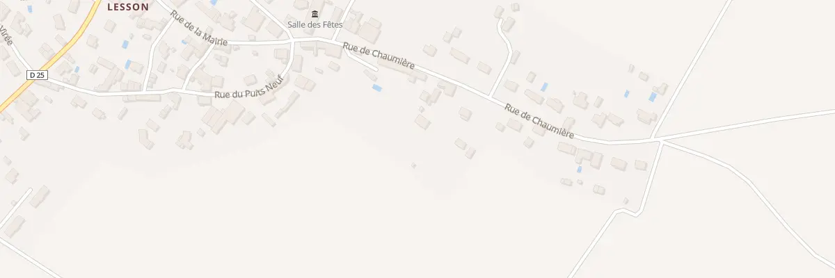 Plan du 18 Rue de la chaumière à Benet