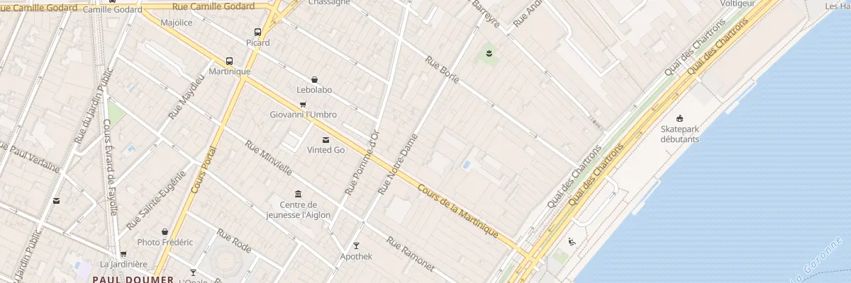 Plan du 122 Rue Notre Dame à Bordeaux