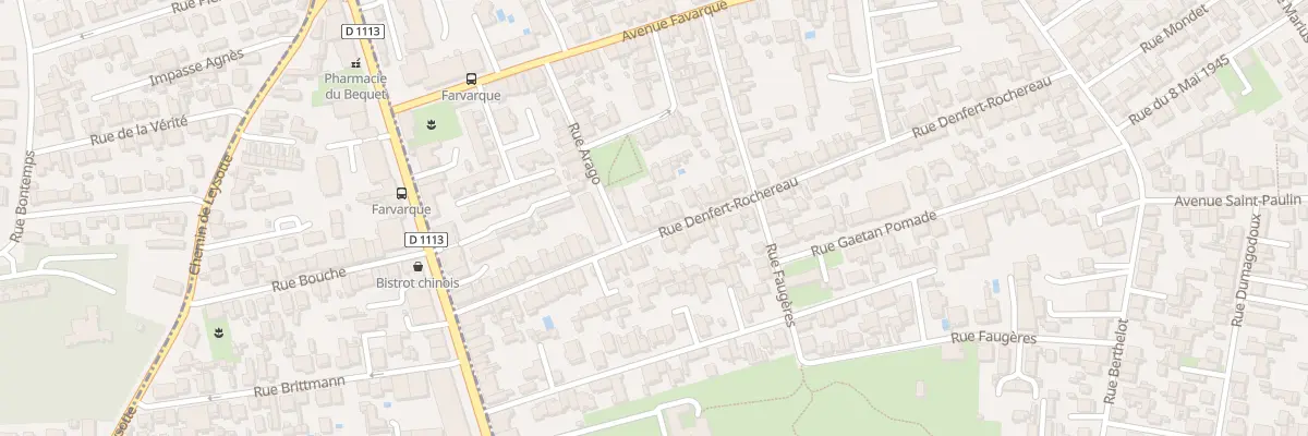 Plan du 65 Rue Denfert-Rochereau à Bègles