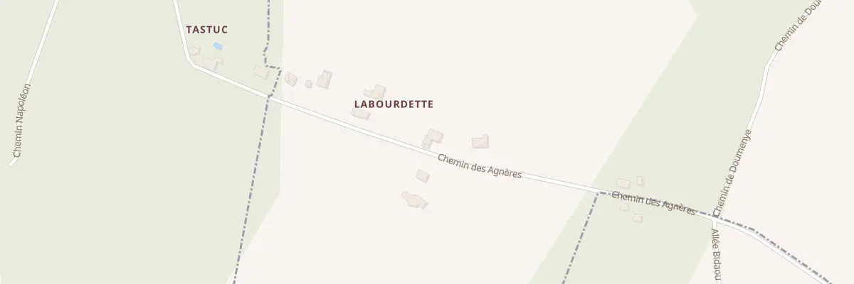 Plan du 360 Che des Agnères à Eyres-Moncube