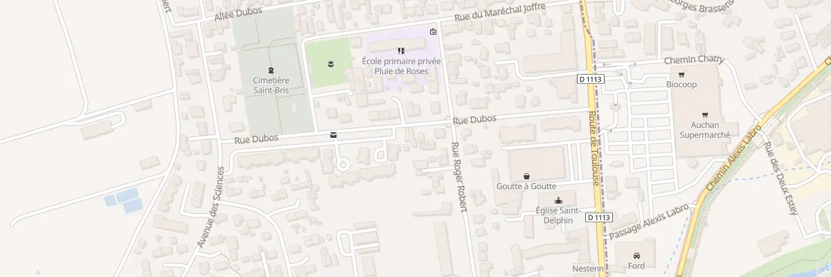Plan du 22 Rue Dubos à Villenave-d’Ornon