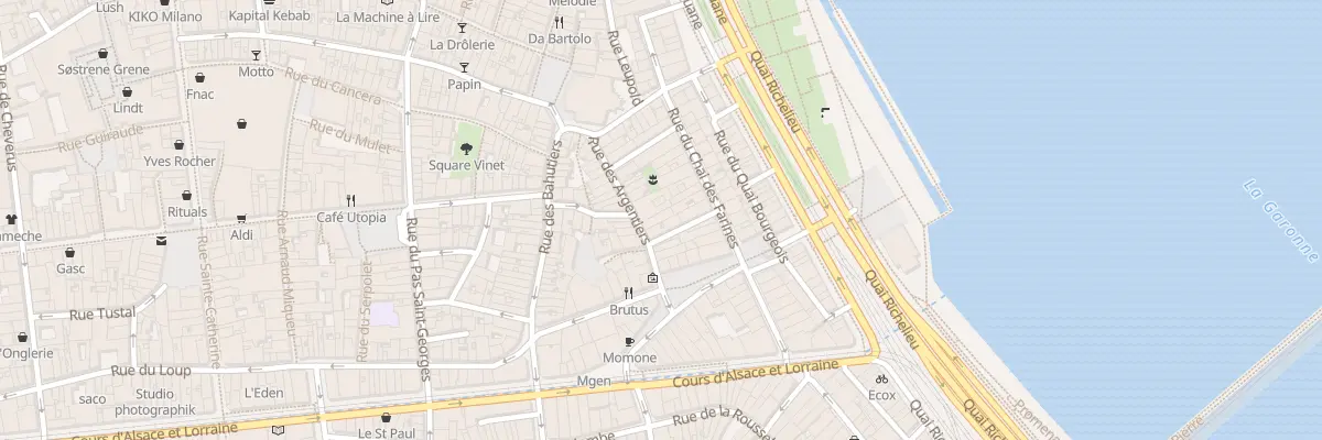 Plan du 26 Rue des Argentiers à Bordeaux