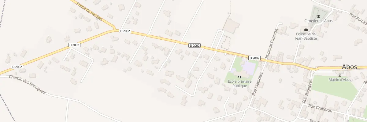 Plan du 31 Av Charles De Bordeu à Abos