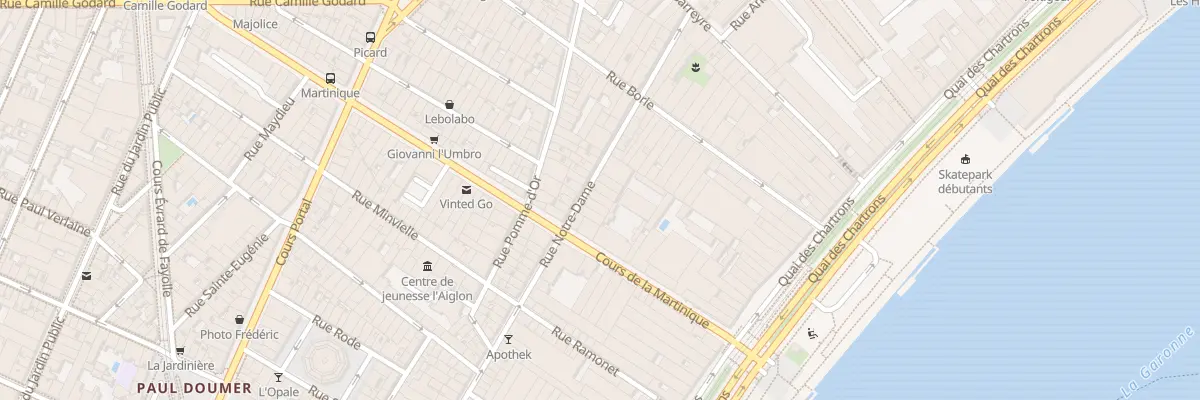 Plan du 120 Rue Notre Dame à Bordeaux