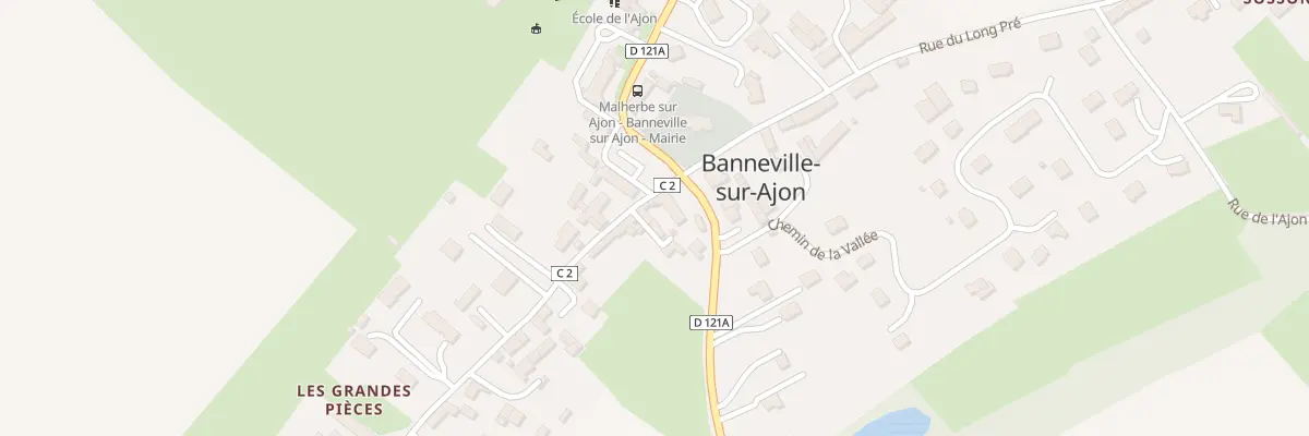 Plan du 5 Rue du Douits - Banneville à Malherbe-sur-Ajon