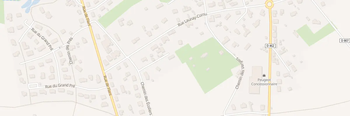 Plan du 257 All des Pervenches à Saint-Georges-des-Groseillers