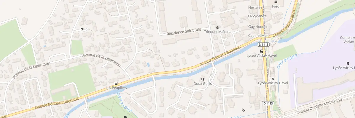 Plan du 21 Rue Edouard Bourlaux à Villenave-d’Ornon