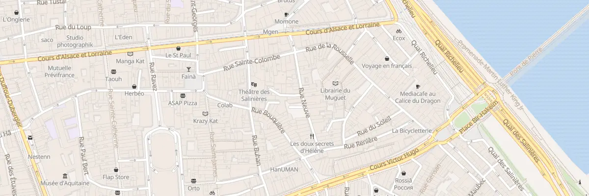 Plan du 17 Rue Neuve à Bordeaux