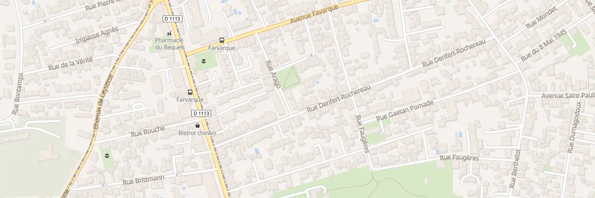 Plan du 67 Rue Denfert-Rochereau à Bègles