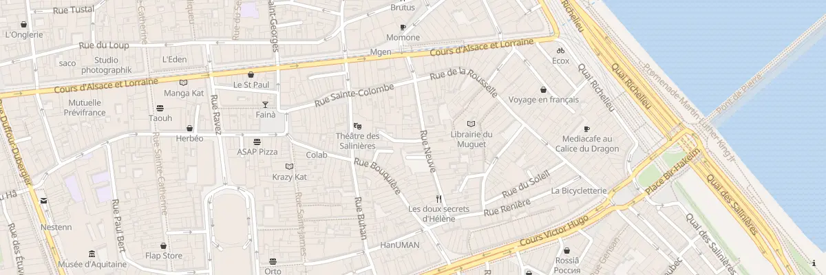 Plan du 15 Rue Neuve à Bordeaux