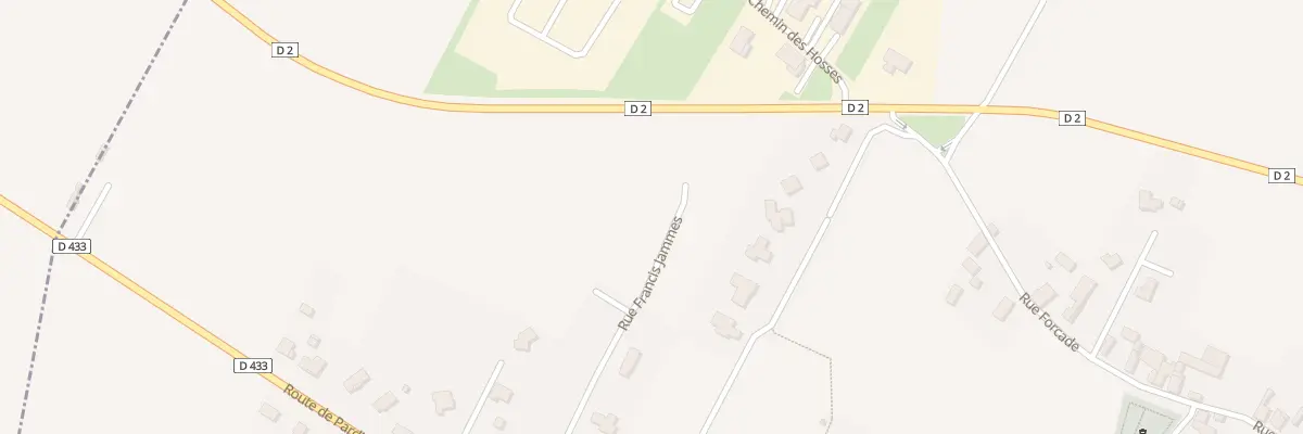 Plan du 25 Rue Francis Jammes à Abos