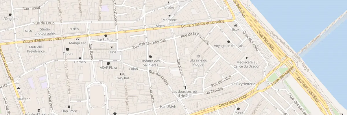 Plan du 11 Rue Neuve à Bordeaux