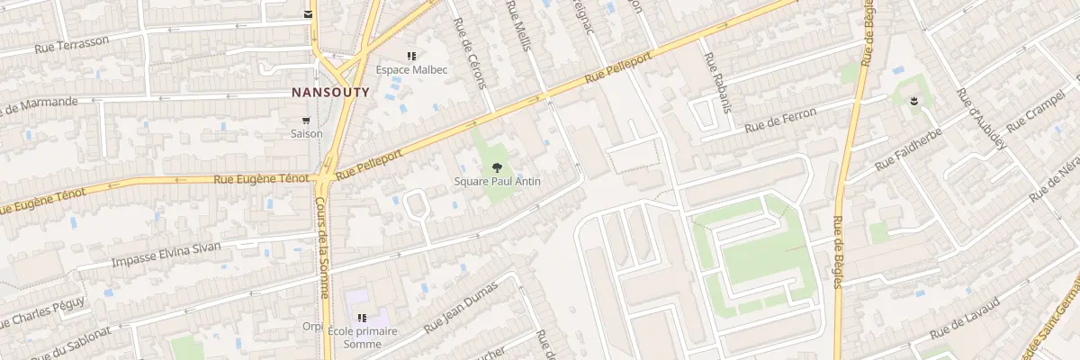 Plan du 48 Rue Paul Antin à Bordeaux