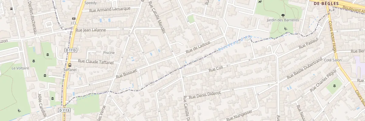 Plan du 48 Rue Catulle Mendès à Bordeaux