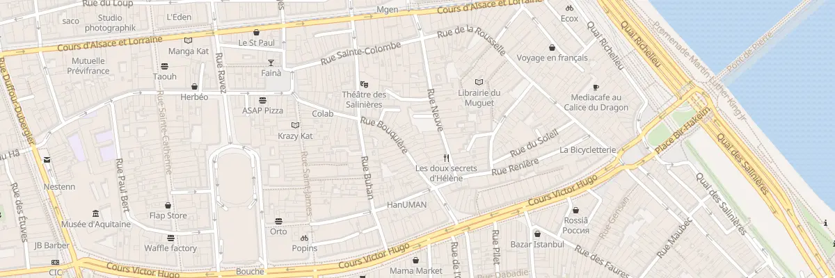 Plan du 46 Rue Bouquière à Bordeaux