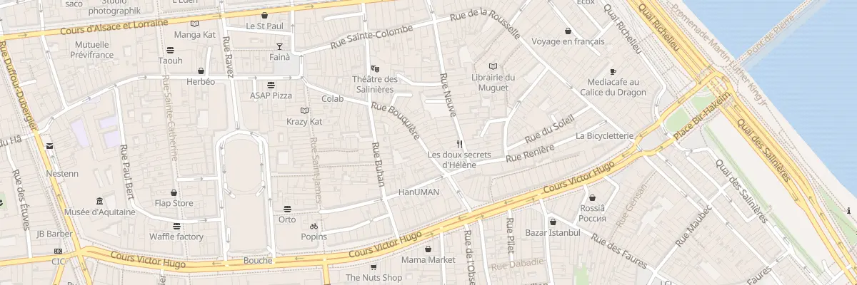 Plan du 52 Rue Bouquière à Bordeaux