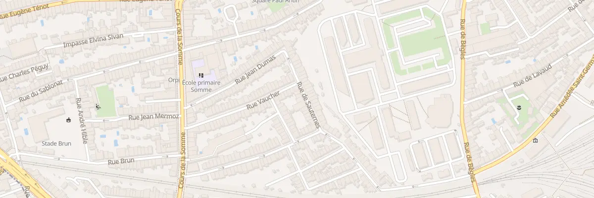 Plan du 17 Rue de Sauternes à Bordeaux